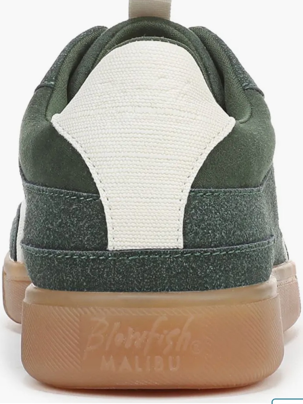 Blowfish Malibu Green Tastic White Retro Casual White Lace Up Sneakers Size 8 - Picture 4 of 12